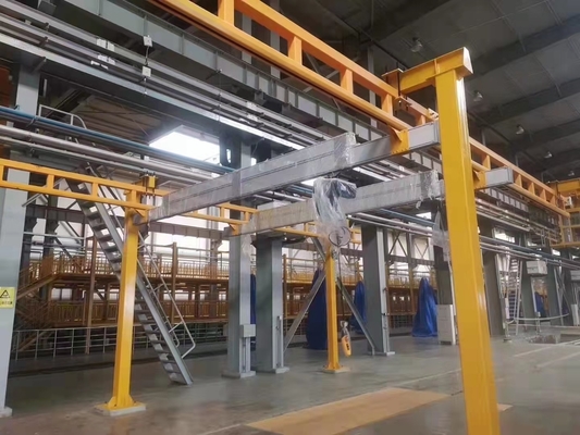 OEM KBK پل تعلیق سقف جرثقیل نصب شده ایستاده رایگان 3.2 تن برای ایستگاه کاری