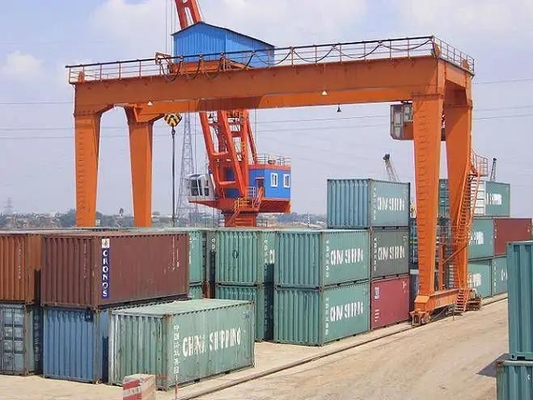 50/10 تن بالابر کانتینر 20' 40' RMG ریلی کانتینر جرثقیل کانتینر