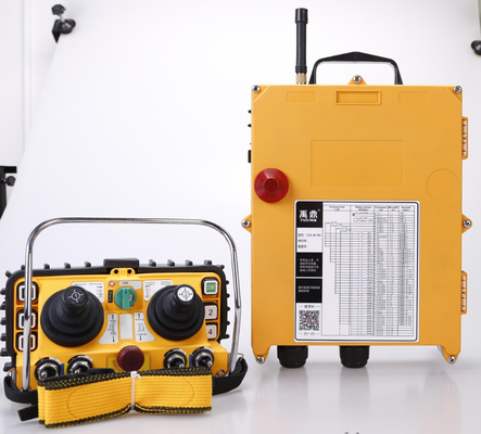کنترل از راه دور جرثقیل بی سیم 2 سرعته F24-6D Telecrane 6 دکمه صنعتی