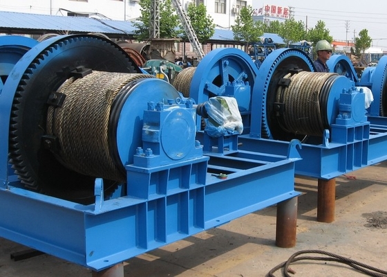 وینچ طناب برقی سنگین 5KN تا 100KN وینچ درام دریایی معدن