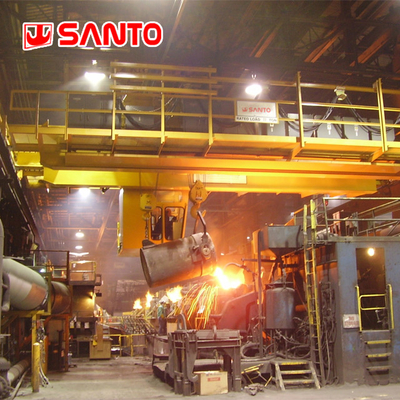 جرثقیل سقفی صنعتی 16/3.2T تا 75/20T A6 A7 A8 برای فولادسازی