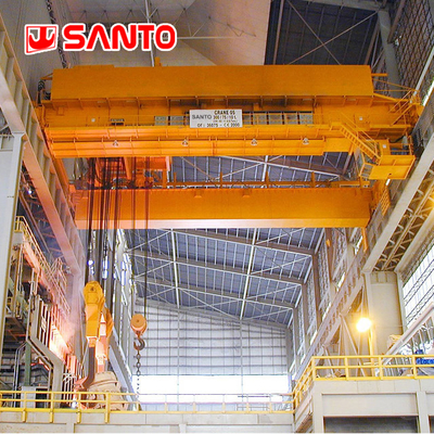 جرثقیل سقفی صنعتی 16/3.2T تا 75/20T A6 A7 A8 برای فولادسازی