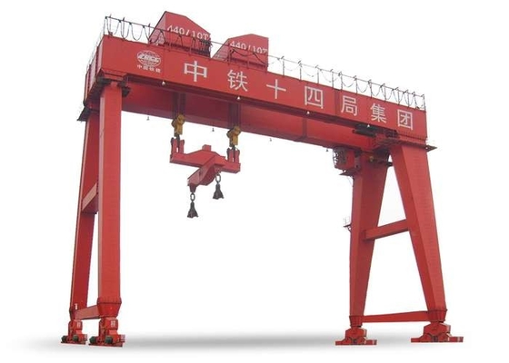 جرثقیل دروازه ای دو تیرچه ای پایدار ISO A3-A8 GB5905 GB/T14406 Box Girder Crane