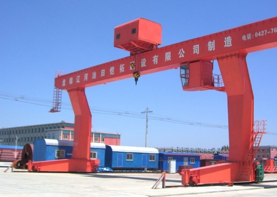 جرثقیل دروازه ای خارجی نوع L Single Girder Gantry Crane A3 Cargo Yards Port Gantry Crane