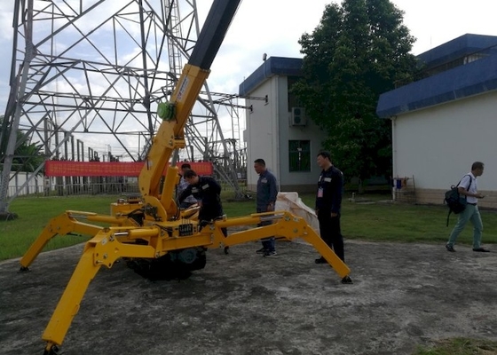 Swing Leg Indoor Mobile Spider Crane KB1.0 Mini Tracked Crawler Crawler