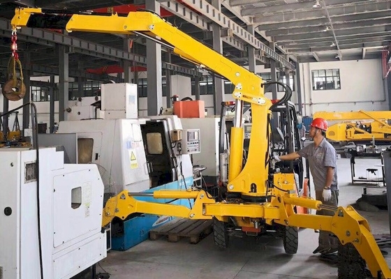 Swing Leg Indoor Mobile Spider Crane KB1.0 Mini Tracked Crawler Crawler