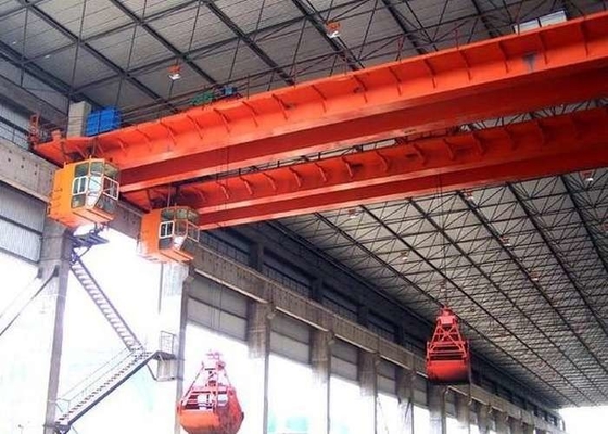 جرثقیل پل دو تیرآهن ISO CE قرمز A5-A8 برای کارخانه تولیدی