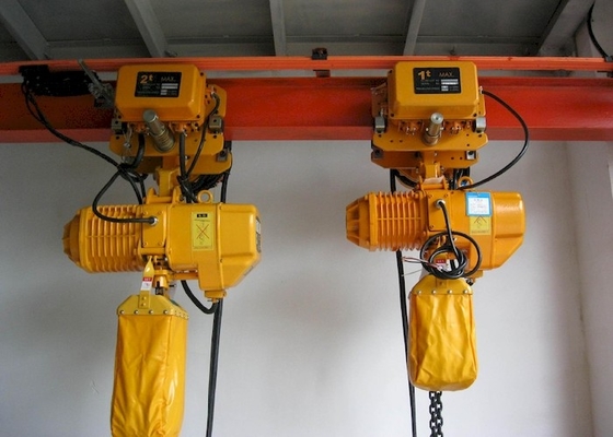 تجهیزات بالابر صنعتی بالابر صنعتی 81db بالابر زنجیر 0.5T-50T کم ارتفاع