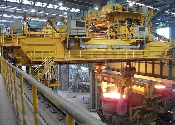 JB T7688 125/32-320/80 تن استیل آسیاب جرثقیل کارگاه ذوب فلز جرثقیل بالابری