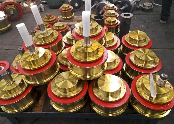 سختی عملیات حرارتی شده استاندارد اتحادیه اروپا چرخ جرثقیل آهنگری مقاوم در برابر شکستگی
