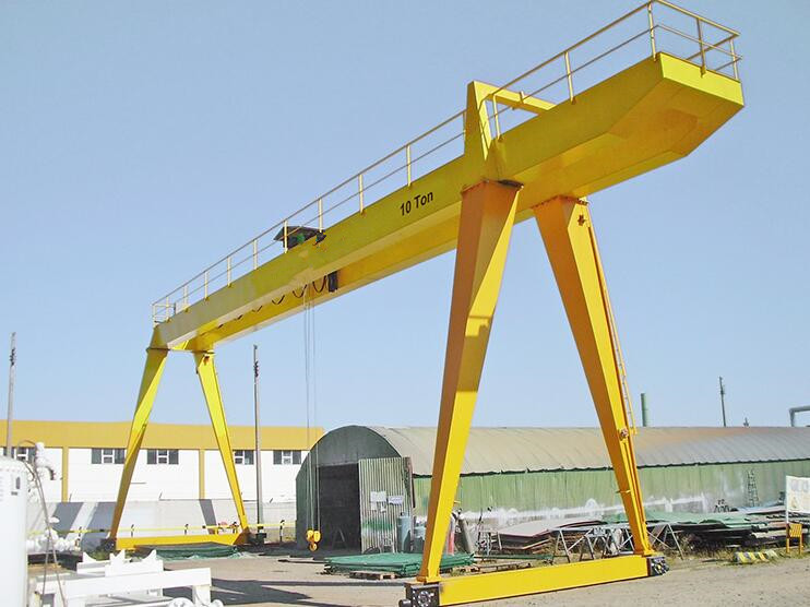 جرثقیل گانتری دو گانتی الکتریکی ظرفیت بزرگ A5-A8 وظیفه کار Q235B / Q345E مواد