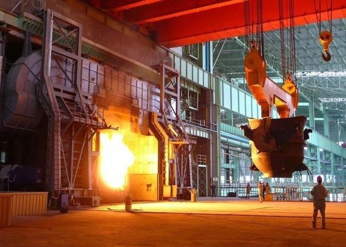 225/65-280/65 تن جرثقیل بالاسری میل فولادی جرثقیل شارژ کوره ضایعات حیاط